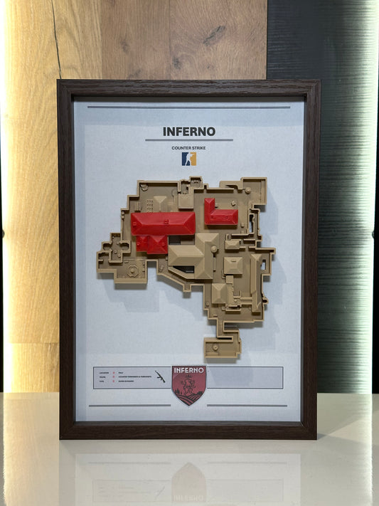 Inferno – Trójwymiarowa mapa Counter‑Strike w ramie Brąz - DropMarket